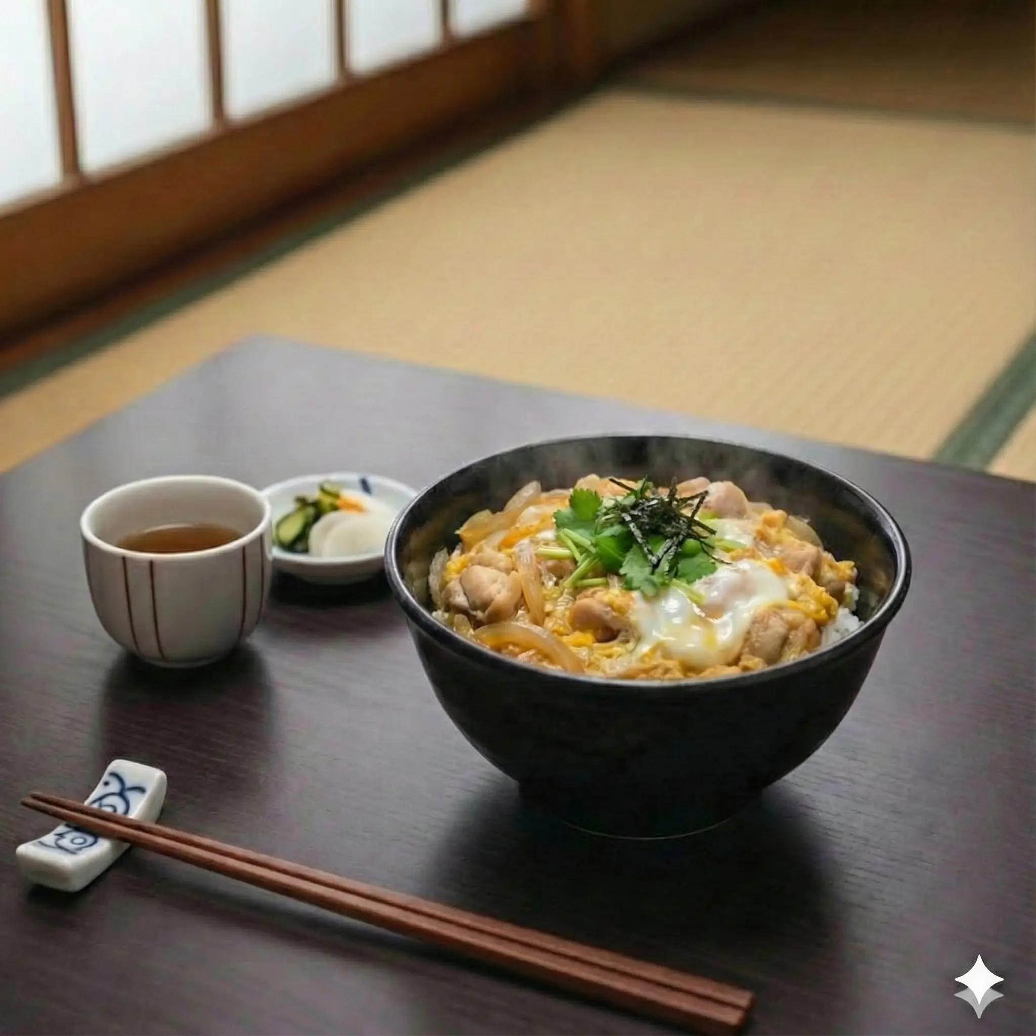 Oyakodon Chicken and Egg Rice Bowl